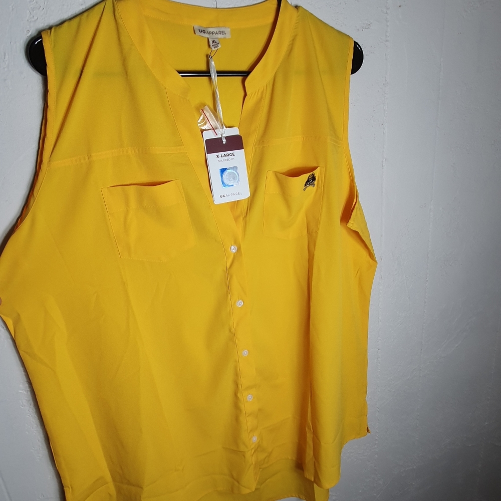 Womens East Carolina University Button up Blouse